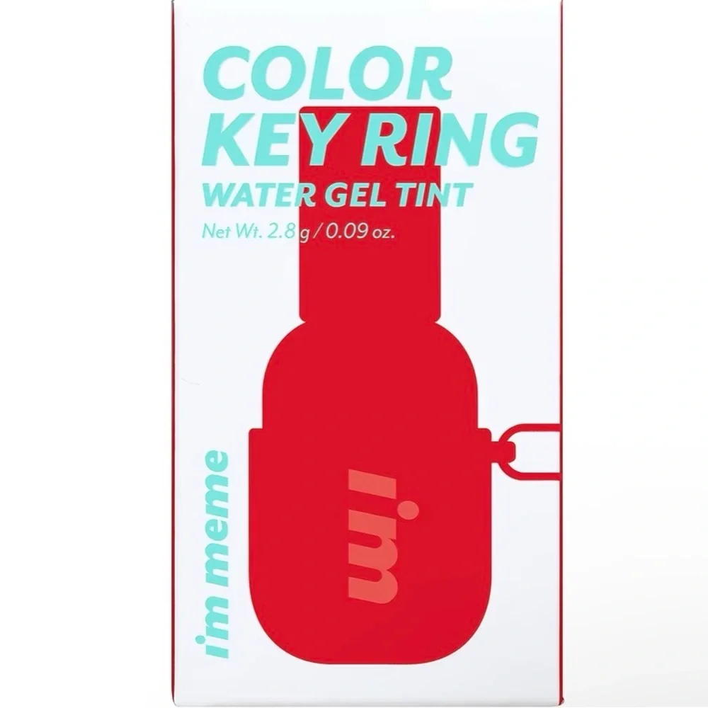 I'M MEME Color Key Ring Water Gel Lip Tint - 01 Coral Picnic